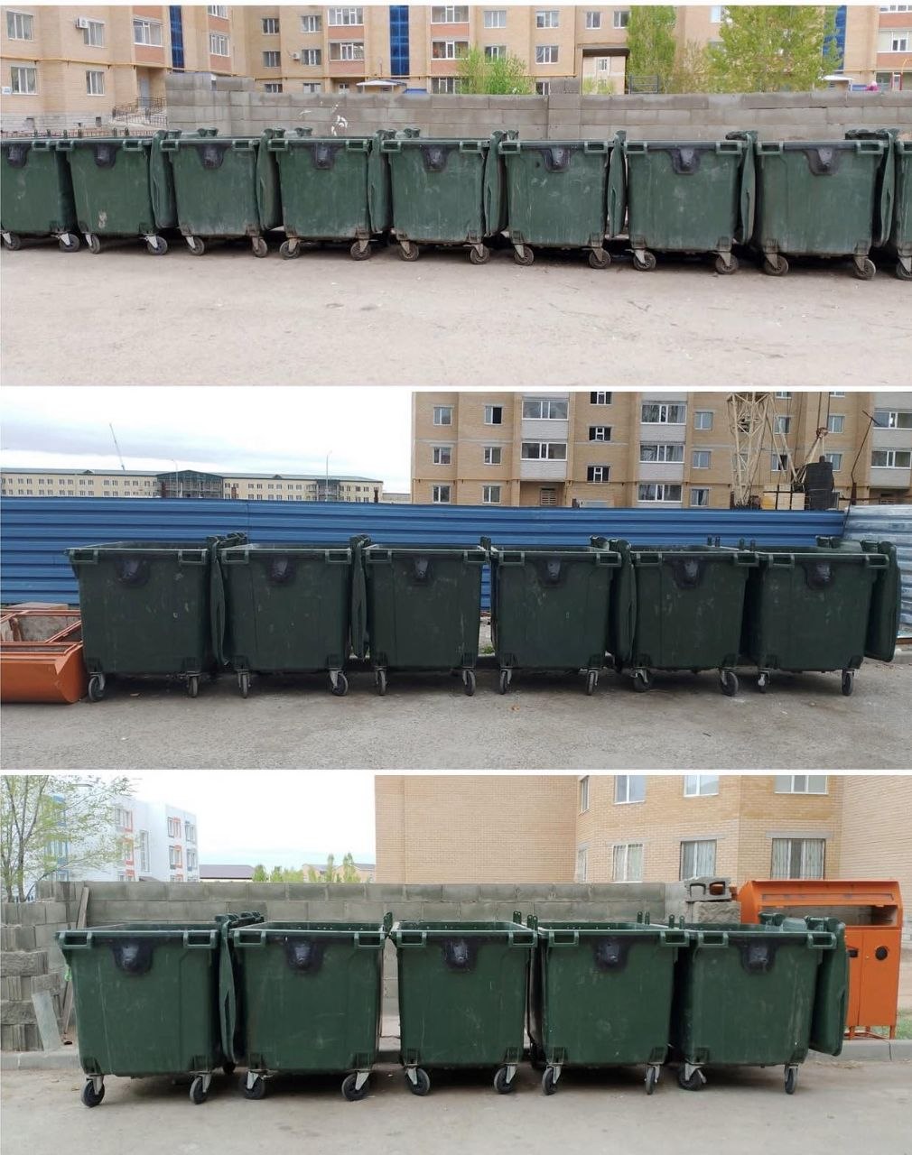Контейнерні майданчики в житлових масивах